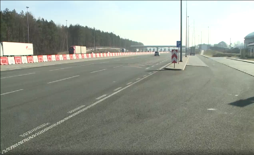  Rower na autostradzie A2 [VIDEO]