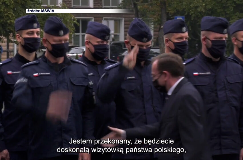  Poznańscy policjanci z misja na Litwę