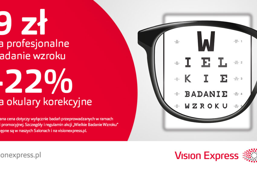  Wielkie Badanie Wzroku – coraz więcej Polaków ze stwierdzoną wadą lub chorobą oczu