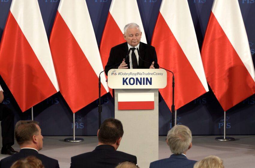  Jarosław Kaczyński spotkał się ze swoimi wyborcami w Koninie