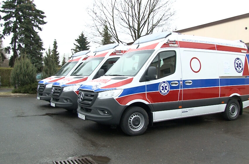  Trzy nowe Ambulanse w konińskim pogotowiu