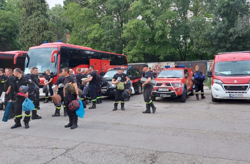  Polscy strażacy kończą misję w Grecji