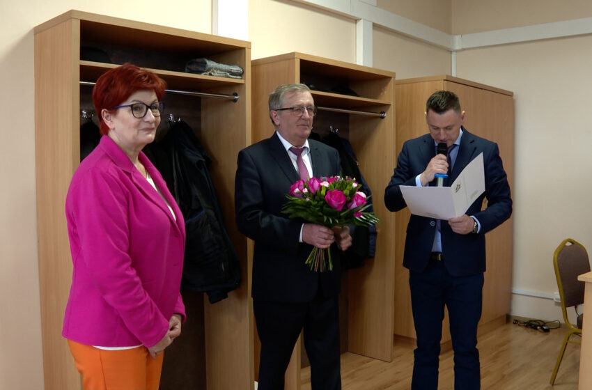 Podziękowali wicewójt gminy Rzgów za wieloletnią współpracę