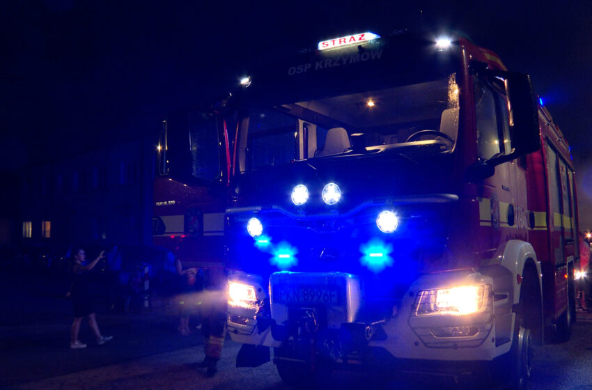  Nowy wóz pożarniczy trafił do OSP Krzymów