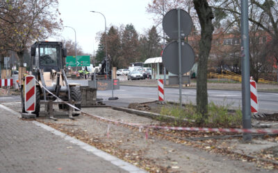 Opóźnienie budowy ścieżki rowerowej na Alejach 1 Maja w Koninie 