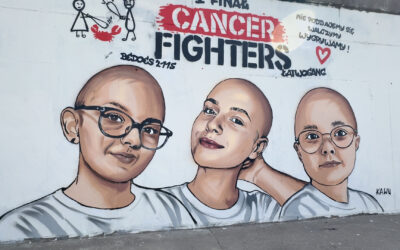 Mural, który mówi więcej niż słowa. Poznań pamięta akcję Łatwogang dla Cancer Fighters