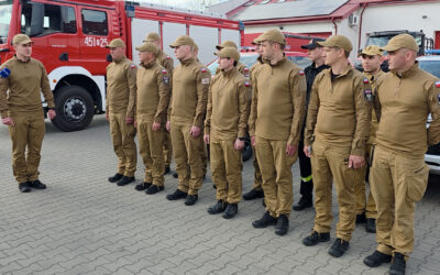 Ogień nie odpuszcza. Wielkopolscy strażacy jadą na Lubelszczyznę